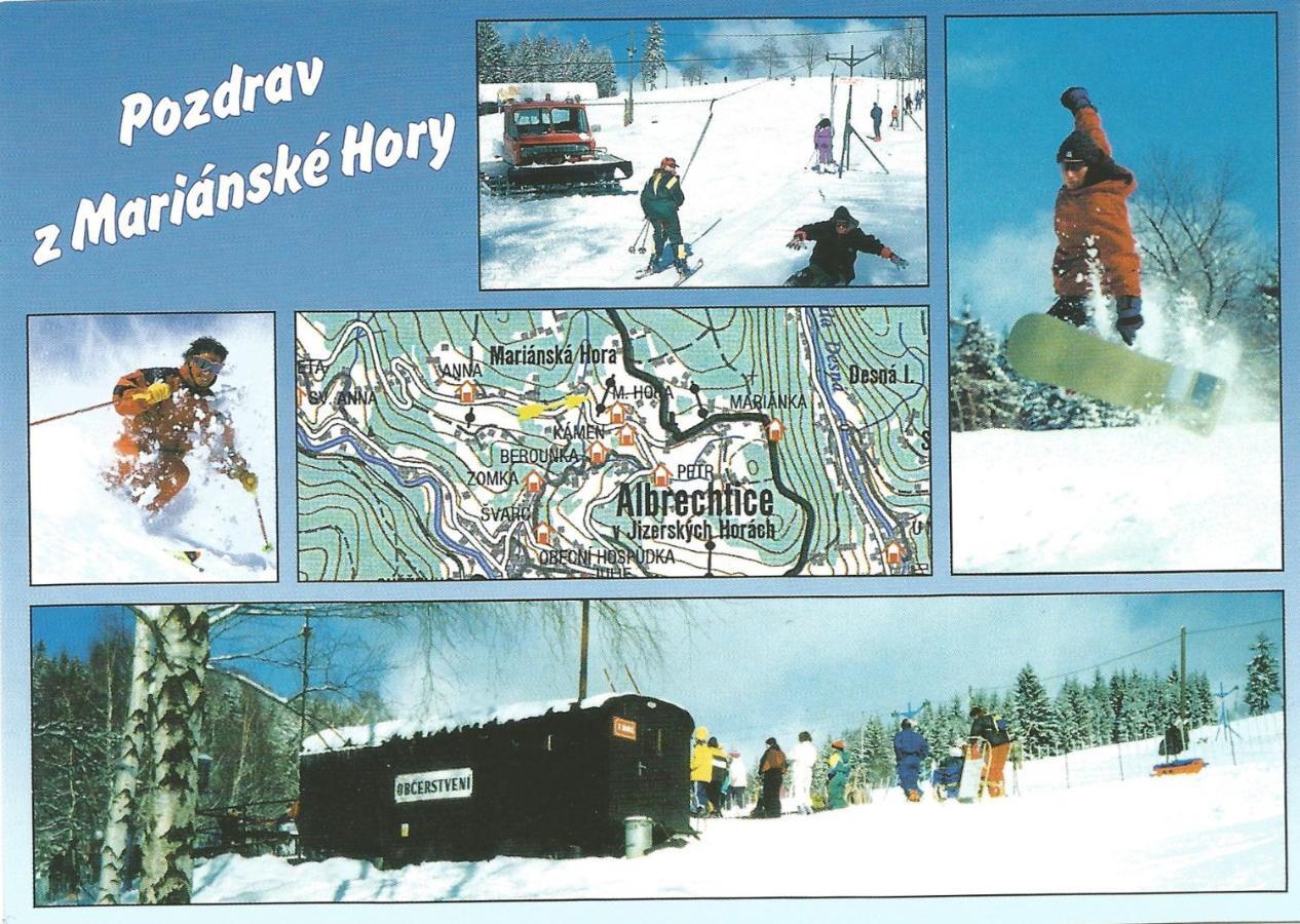 Horska Chata Hubertus Albrechtice v Jizerskych horach Exteriör bild